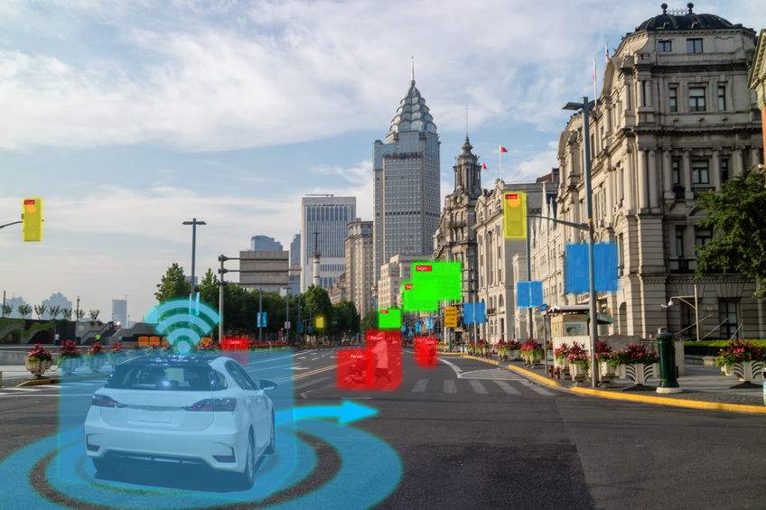iot smart automotive Driverless car