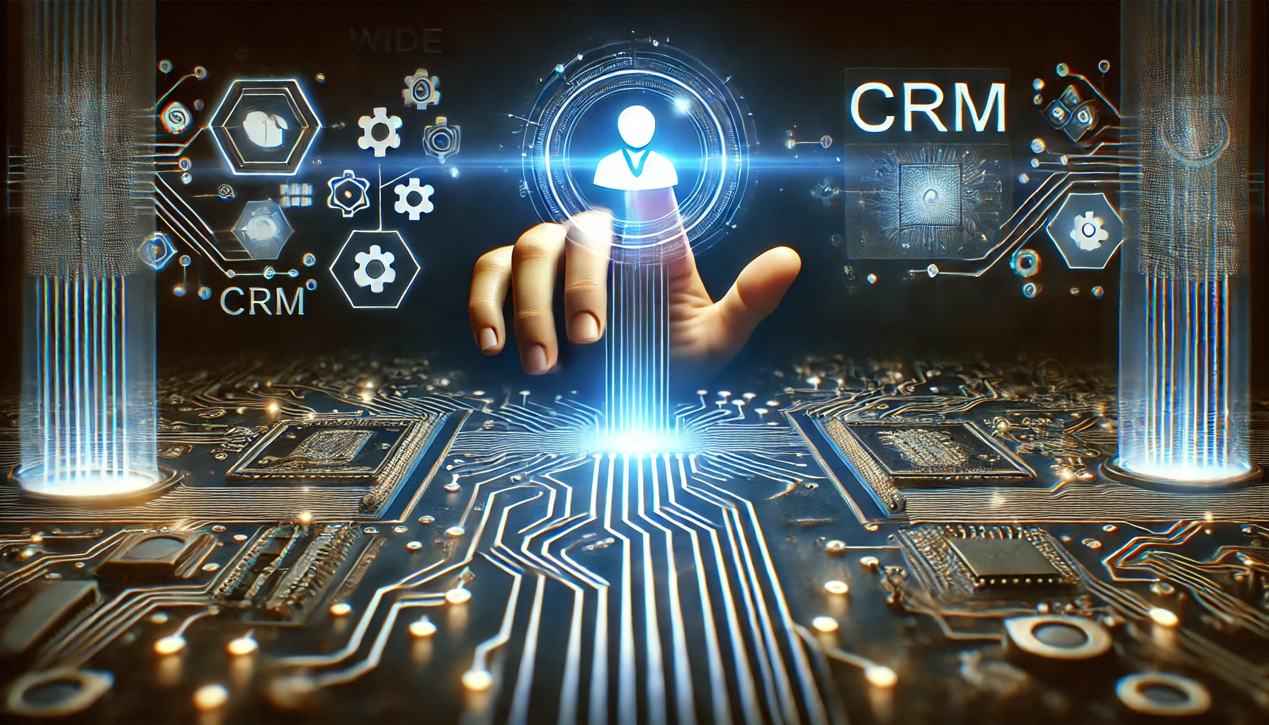 CRM image concept