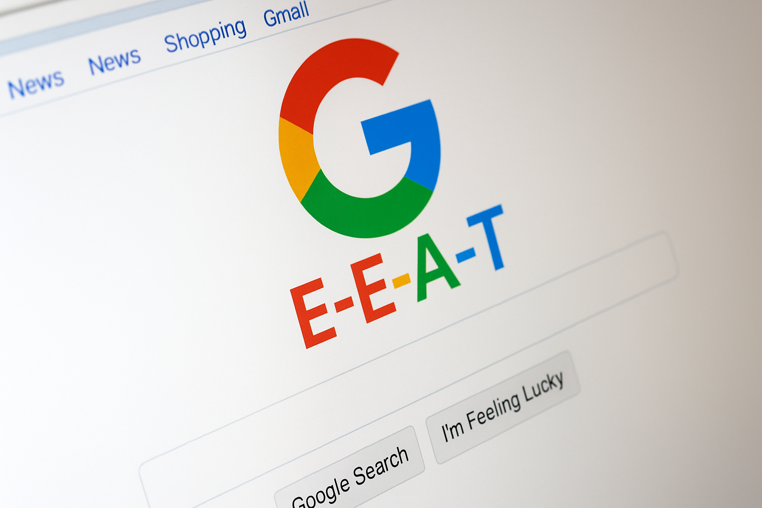 Google E-E-A-T image concept