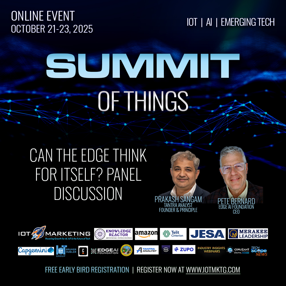 Pete Bernard & Prakash Sangam - Can The Edge Think For Itself? square banner