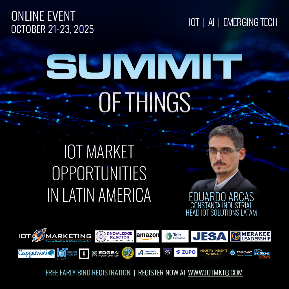 Eduardo Arcas - IoT Market Opportunities in Latin America square banner